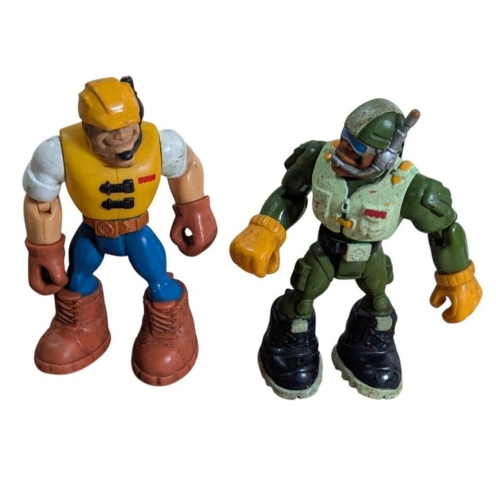 vtg Fisher Price‎  Action Figures set  Jack Hammer  Rocky Canyon Mountain Hero6"